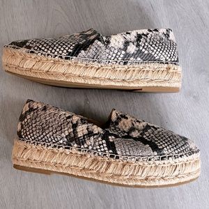 Steve Madden snake skin platforms